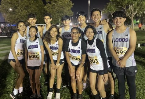 The cross country team at the Woodridge Cross Country Classic on Thursday, Sept. 15..